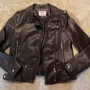 Zara Kids Faux Leather Jacket
